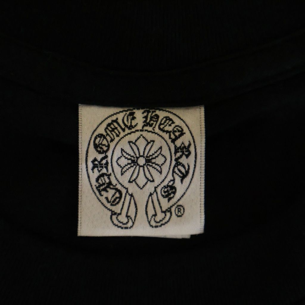 CHROME HEARTS (クロムハーツ) OLD S/S オールド フロントCHクロスプリント 半袖Tシャツ