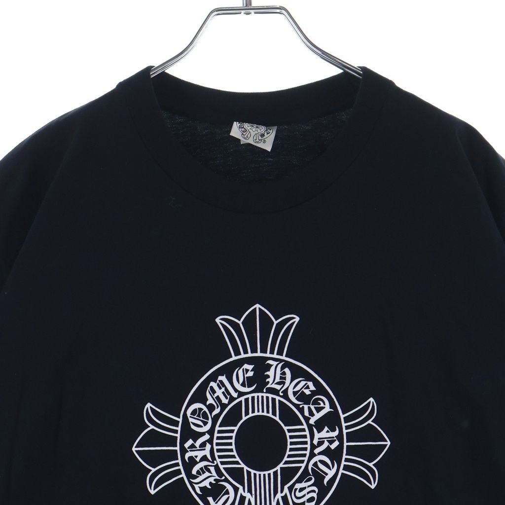 CHROME HEARTS (クロムハーツ) OLD S/S オールド フロントCHクロスプリント 半袖Tシャツ