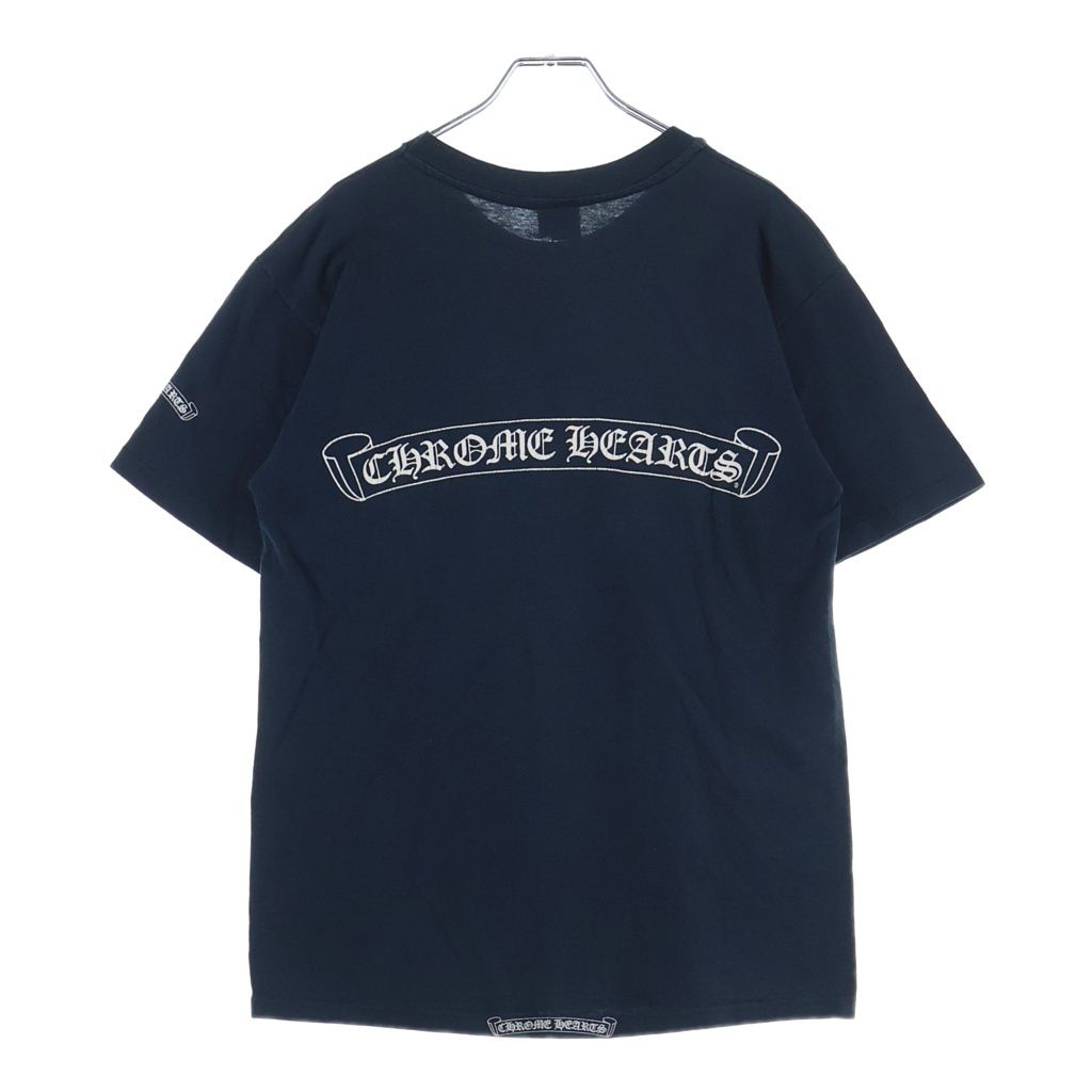 CHROME HEARTS (クロムハーツ) OLD S/S オールド バックスクロールラベルプリント 半袖Tシャツカットソー
