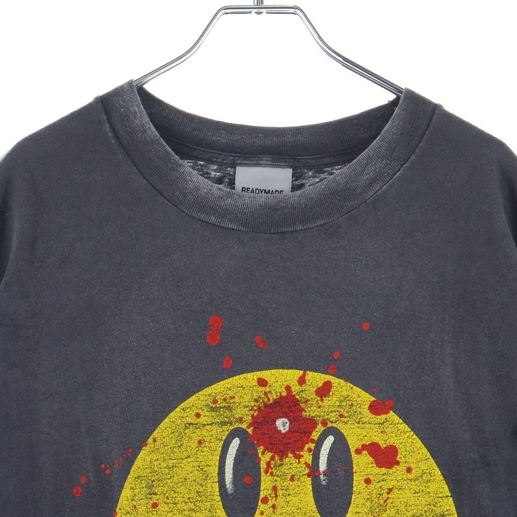 READY MADE (レディメイド) SMILE TEE スマイルプリント コットン