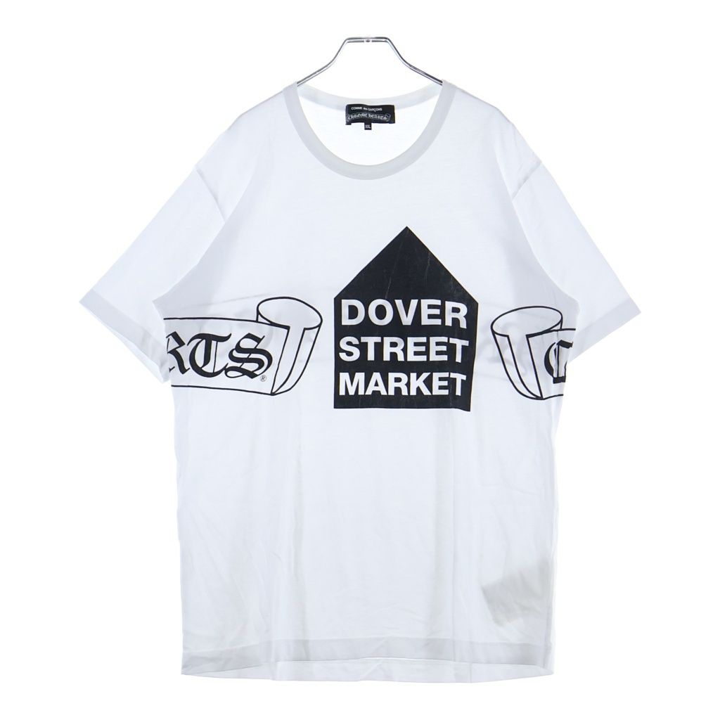 CHROME HEARTS (クロムハーツ) ×DOVER STREET MARKET クロムハーツ ドーバーストリートマーケット DSM 半袖Tシャツカットソー ホワイト