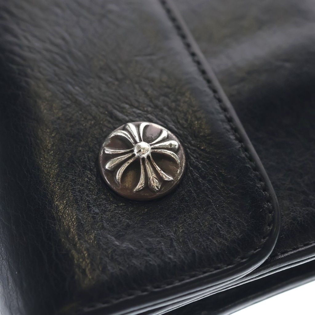 CHROME HEARTS (クロムハーツ) WAVE ウェーブ レザーウォレット 財布