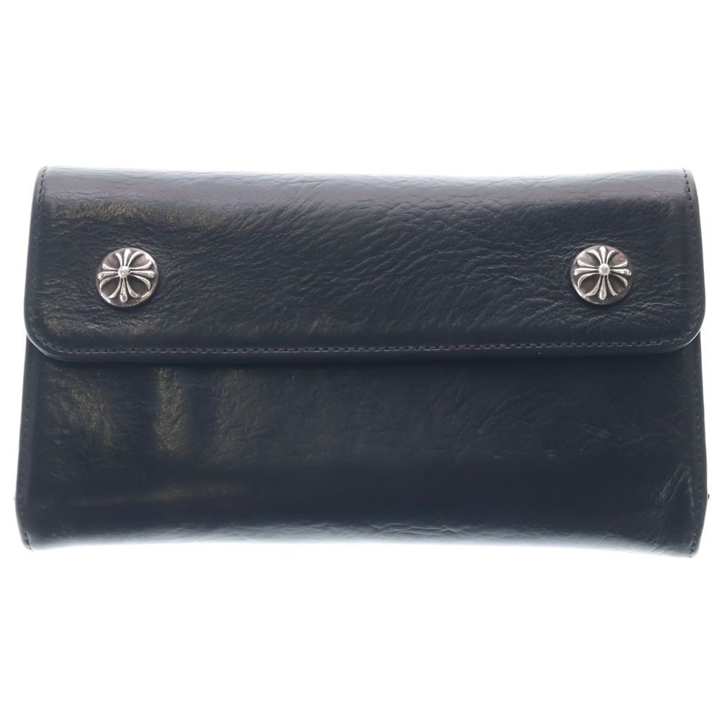 CHROME HEARTS (クロムハーツ) WAVE ウェーブ レザーウォレット 財布