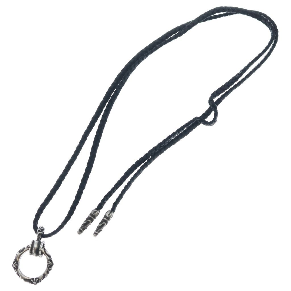 クロムハーツSBT アイウェアループ バンドレザーブレードネックレス　正規品 CHROME HEARTS (クロムハーツ) EWLP SBTBAND モチーフアイウェアループ