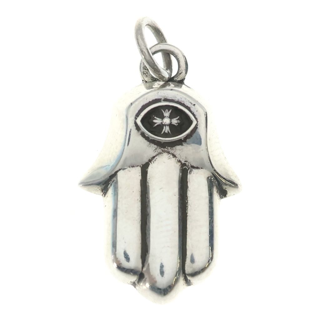 CHROME HEARTS (クロムハーツ) HAMSA HAND ハムサハンド シルバーネックレストップ シルバー