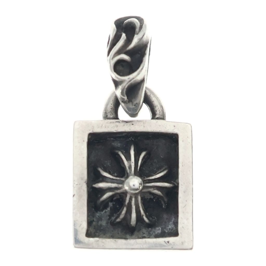 CHROME HEARTS (クロムハーツ) OLD FRAMED CH PLUS オールド フレームドCHプラス チャーム ペンダントトップ シルバー BCA271