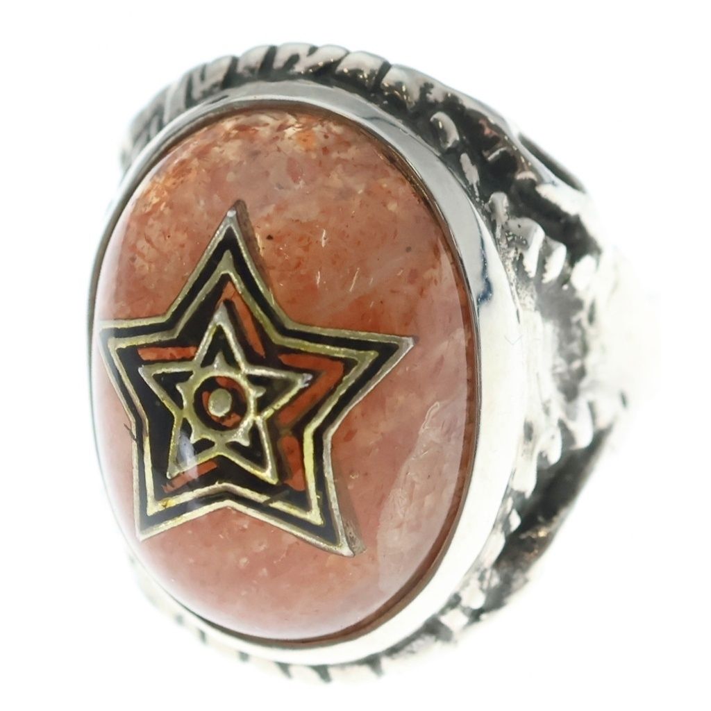 ALEX STREETER (アレックスストリーター) Angel Heart Ring 2022限定 ゴールデンサン シャドウスター エンジェルハートリング シルバー