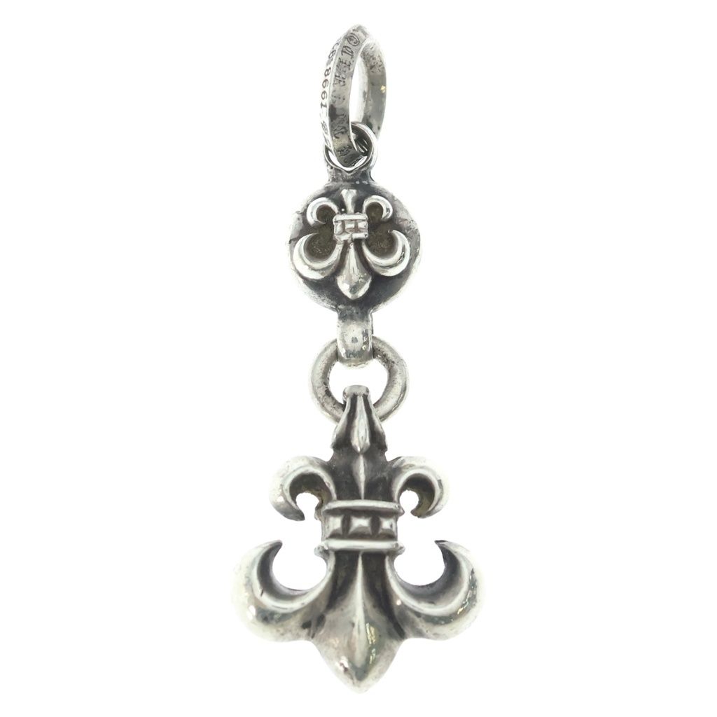CHROME HEARTS (クロムハーツ) 1BALL BS FLEUR 1ボールBSフレアチャーム ペンダントトップ シルバー BCA198
