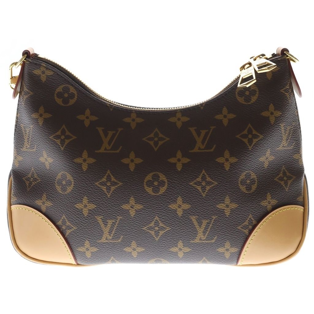 LOUIS VUITTON (ルイヴィトン) モノグラム ブローニュNM ハンドバッグ チェーンバッグ ワンショルダーバッグ ブラウン レザー×PVC M45832 ゴールド金具