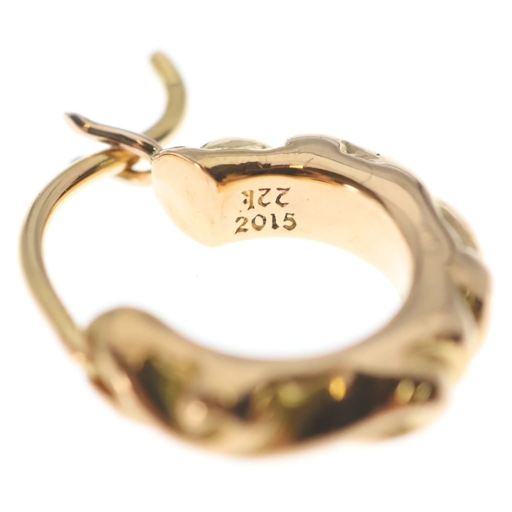 CHROME HEARTS (クロムハーツ) 22K TNY HOOP SCRL 22Kタイニー
