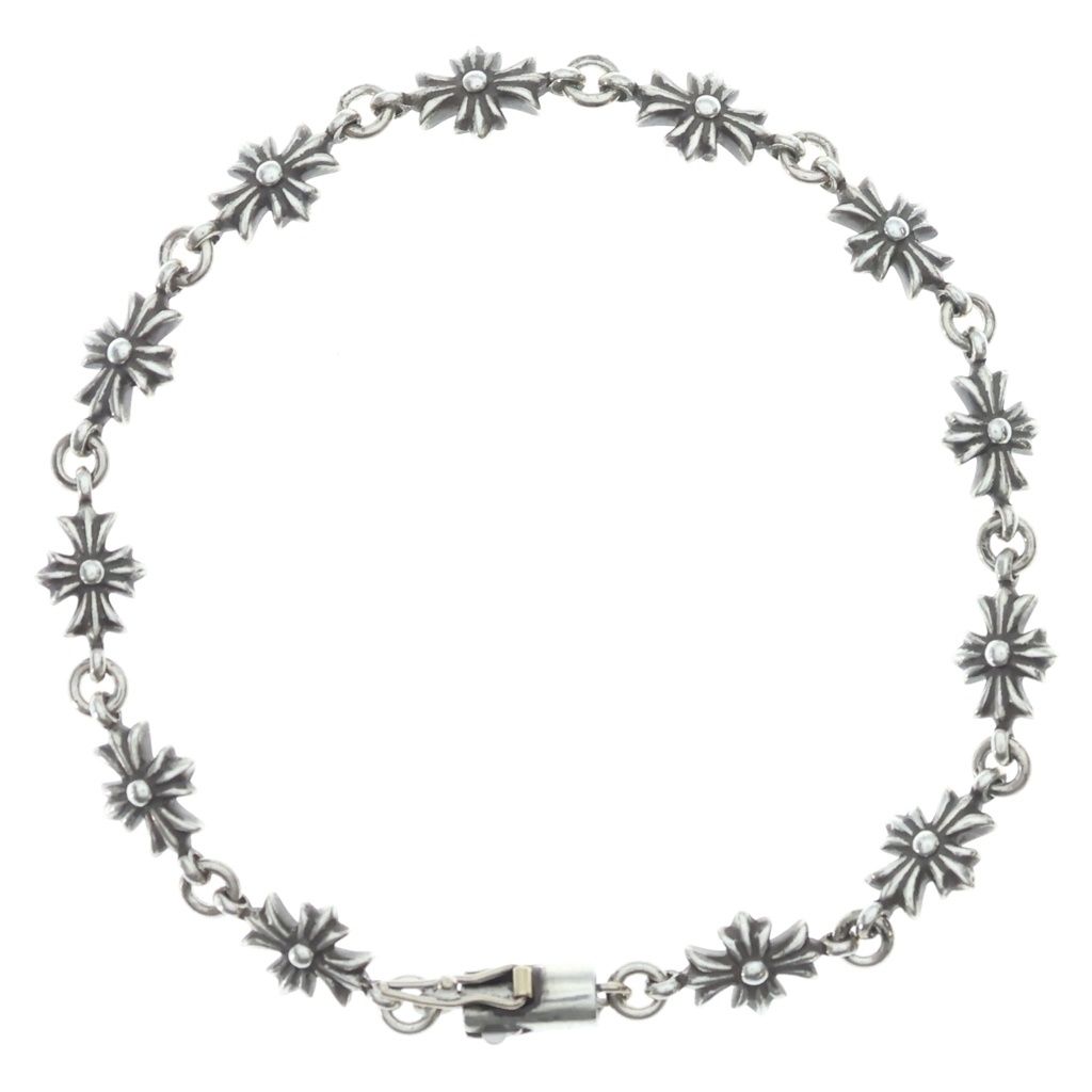 CHROME HEARTS (クロムハーツ) TNY E CH PLS タイニーE CHプラスブレスレット シルバー BCA187