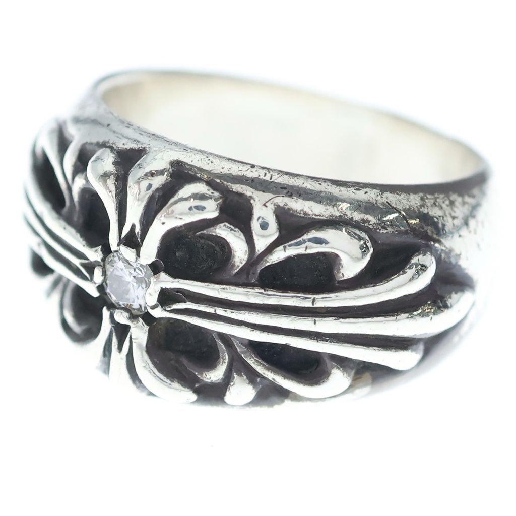 CHROME HEARTS (クロムハーツ) FLRL CRS 1DIA フローラルクロス 1