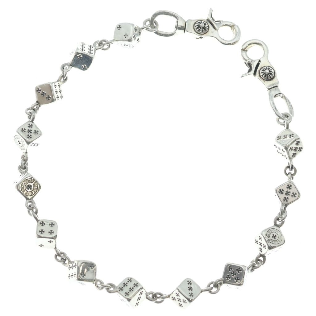 CHROME HEARTS (クロムハーツ) DICE LINK-2 2クリップダイス シルバー