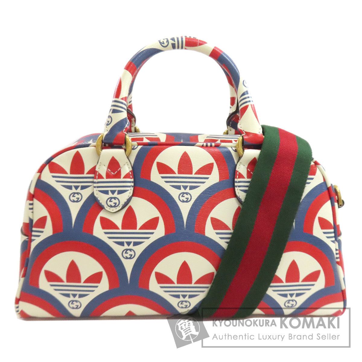 GUCCI グッチ 7012397 アディダスコラボ 2WAY ハンドバッグ レザー レディース [中古]