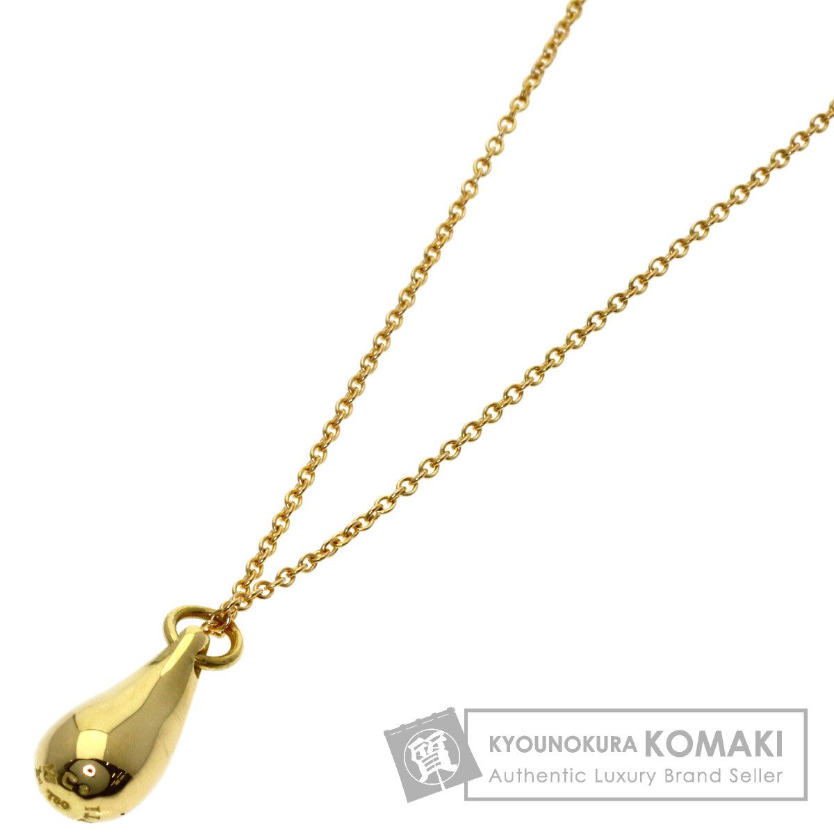 TIFFANY&Co. ティファニー ティアドロップ ネックレス K18YG レディース [中古]