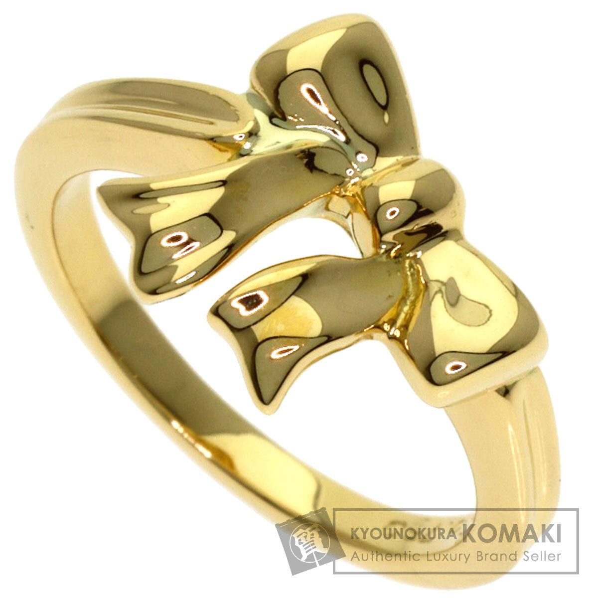 TIFFANY&Co. ティファニー リボン リング・指輪 K18YG レディース [中古]