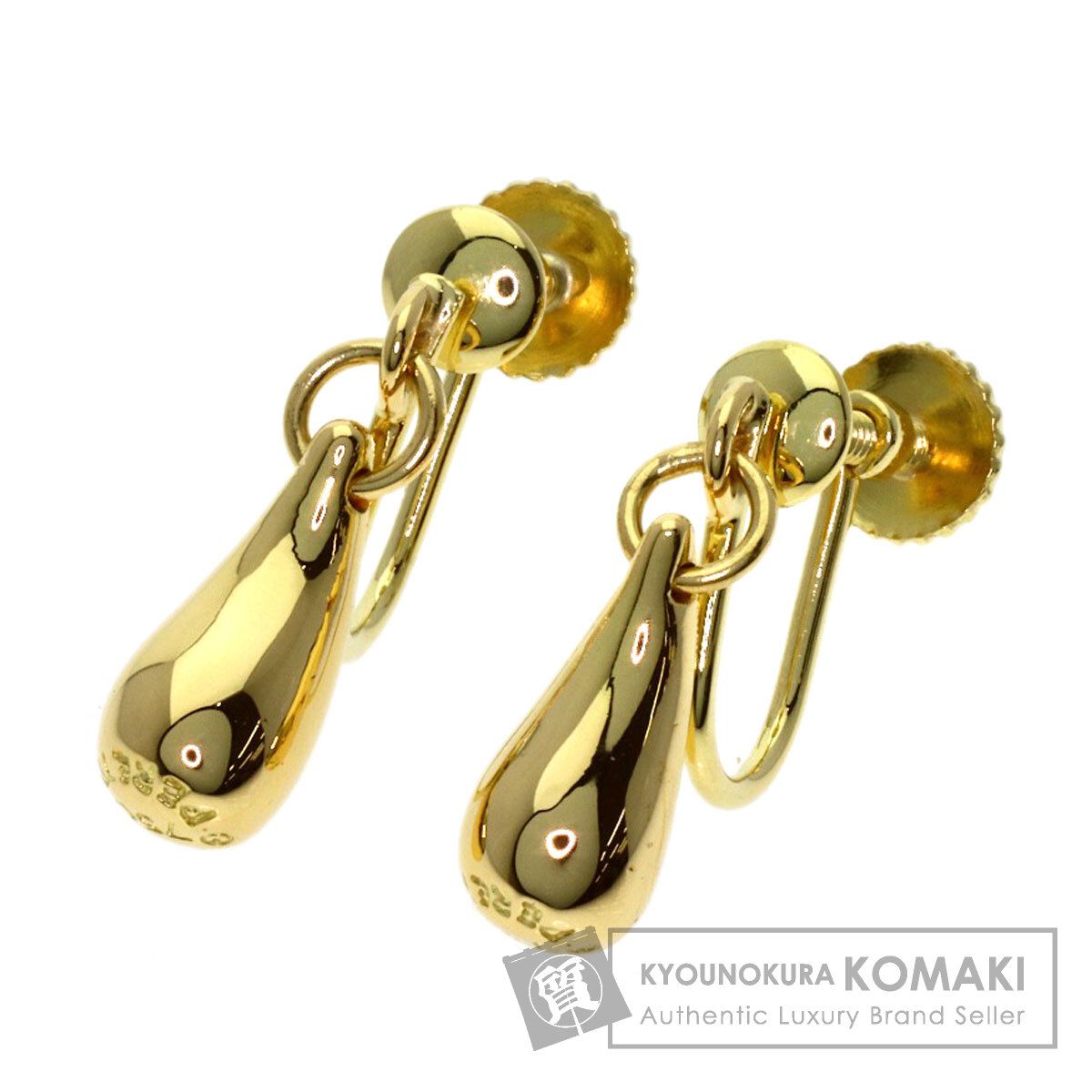 TIFFANY&Co. ティファニー ティアドロップ イヤリング K18YG レディース [中古]