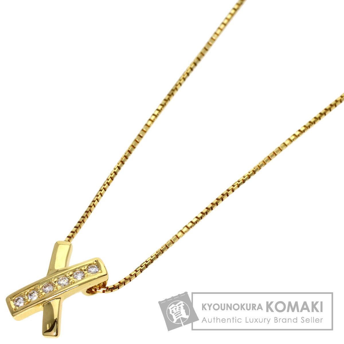 TASAKI タサキ ダイヤモンド ネックレス K18YG レディース [中古]