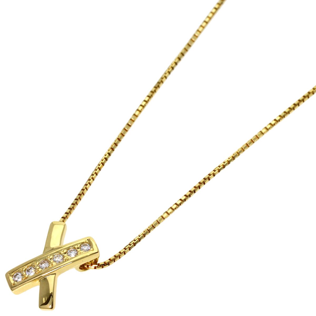 TASAKI タサキ ダイヤモンド ネックレス K18YG レディース [中古