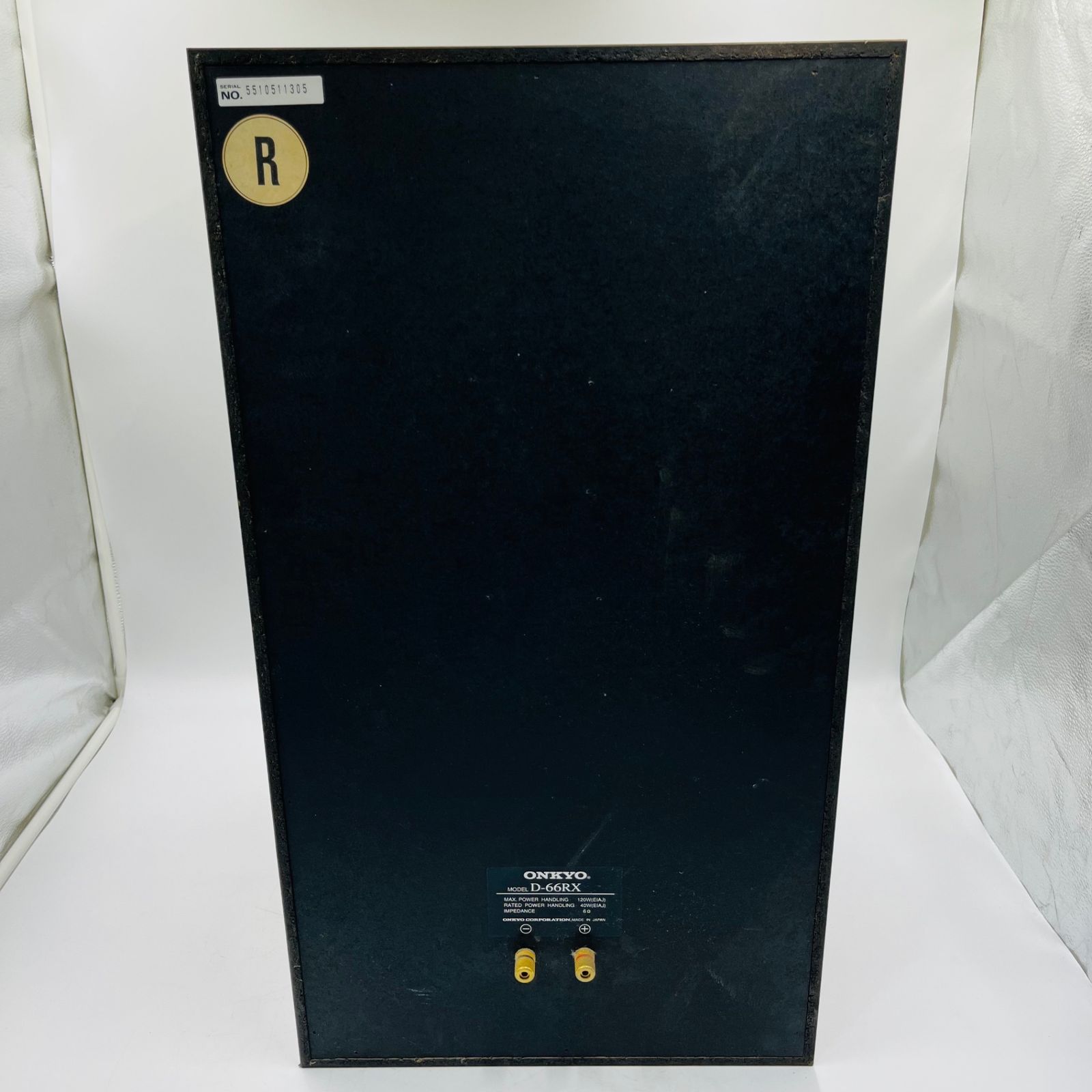 ジャンク品】ONKYO/D-66RX/スピーカー/R単体/オンキョー/現状品/動作