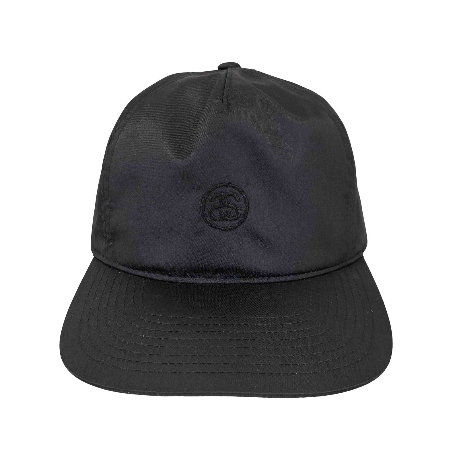 ステューシー Stussy SSリンク ロゴ刺繍 サテン スナップバック 