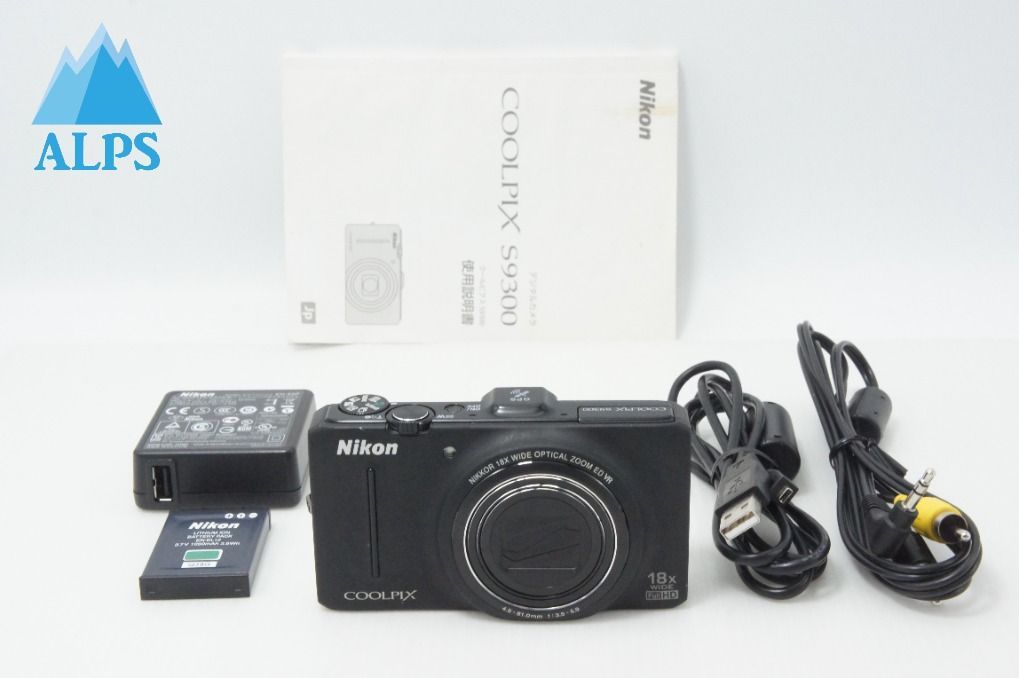 Nikon ニコン COOLPIX S9300 コンパクトデジタルカメラ ノーブルブラック 260623v