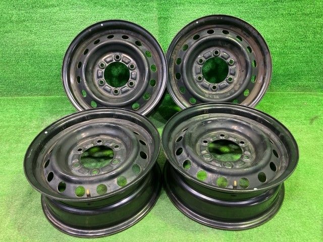トヨタ TOYOTA 純正 ハイエース KDH206V ホイール スチール クロ 15インチ 6J 6穴 4本 139.7