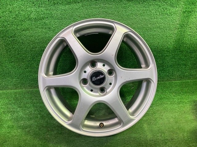 Reverline リバーライン 195/65r15 15インチ 6J 4穴 リバーライン ｷｭｰﾌﾞ ｽｲﾌﾄ ホイール アルミ シルバー 15インチ 6J 4穴 4