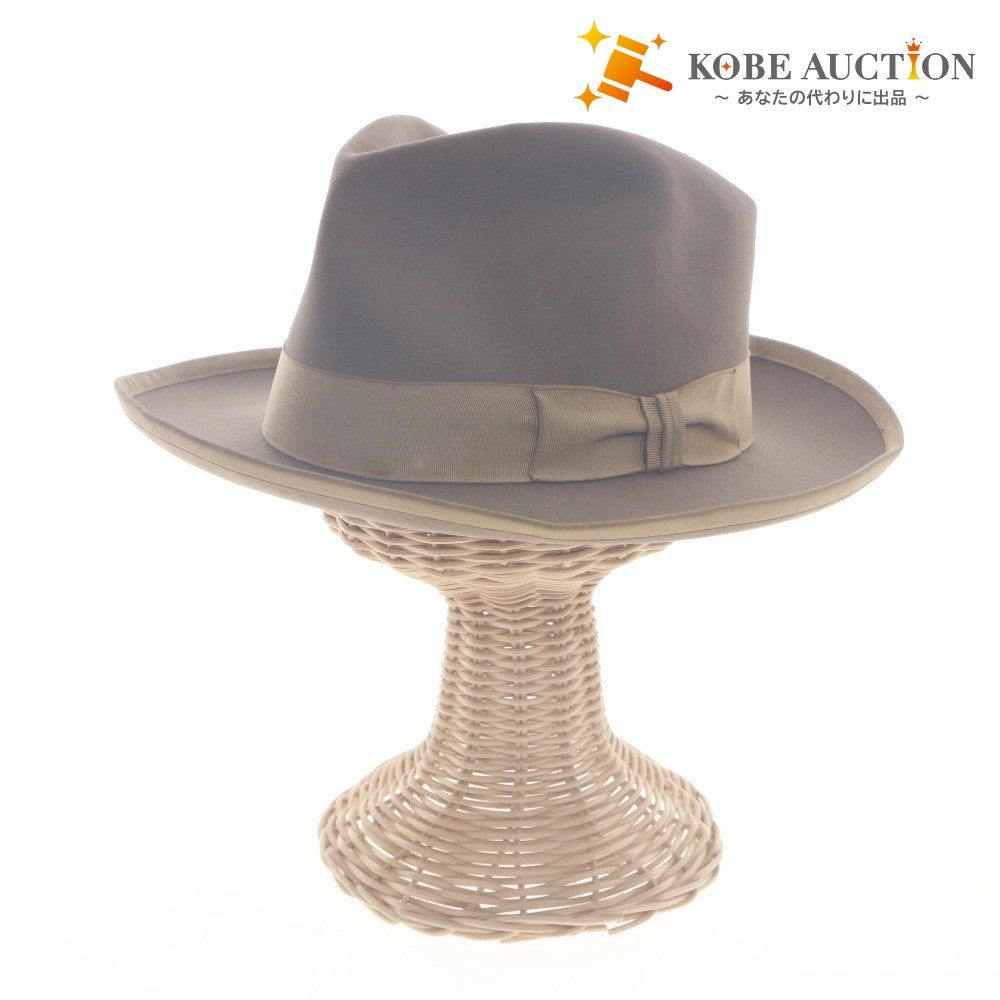 ■ ステットソン Royal Stetson ハット ウィペット B366780 帽子 中折れ帽 ヴィンテージ ロイヤル ウィペット カスタムV メンズ ベージュ