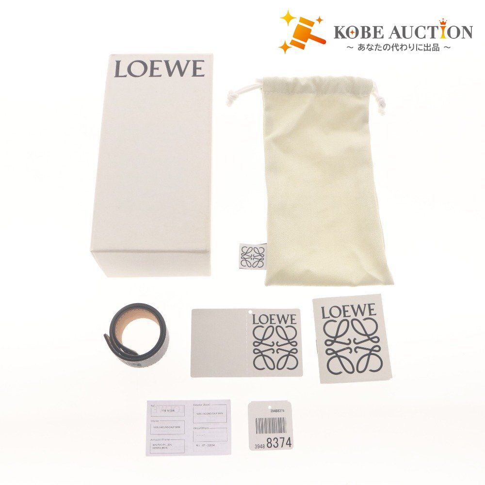 □ LOEWE ロエベ ブレスレット スモール スラップ レザー 革