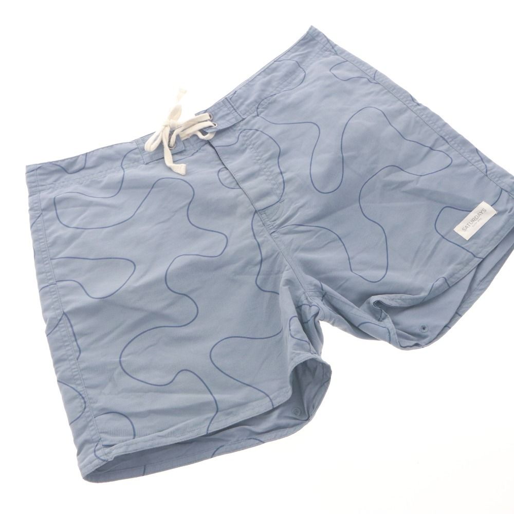 □ SATURDAYS SURF NYC ショートパンツ ハーフ ショーツ ボトムス 総柄