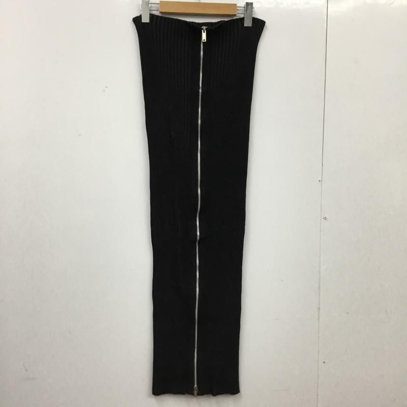Maison MIHARA YASUHIRO メゾンミハラヤスヒロ スカート ロングスカート B13SK583 GONNA MIDI IN COSTINA ジップデザインリブスカート