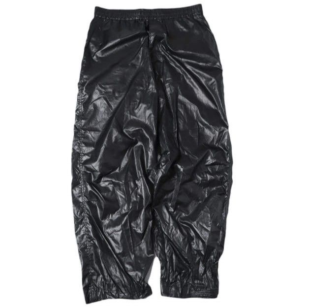 PHINGERIN フィンガリン 23SS 日本製 WIDEST PANTS PE ナイロンバギーパンツ PD-231-BT-071 XL BLACK イージー ワイド ボトムス g27302