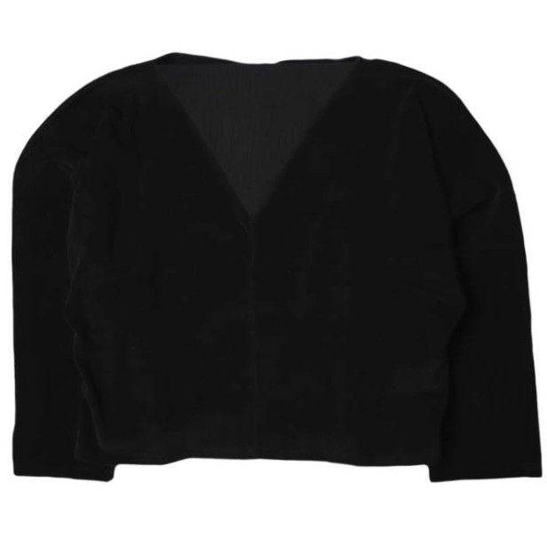 新品 BASERANGE ベースレンジ 25AW TRE SWEATSHIRT ベロアボートネックスプルオーバー S BLACK トレーナー 定価33,990円 スウェット トップス g27125
