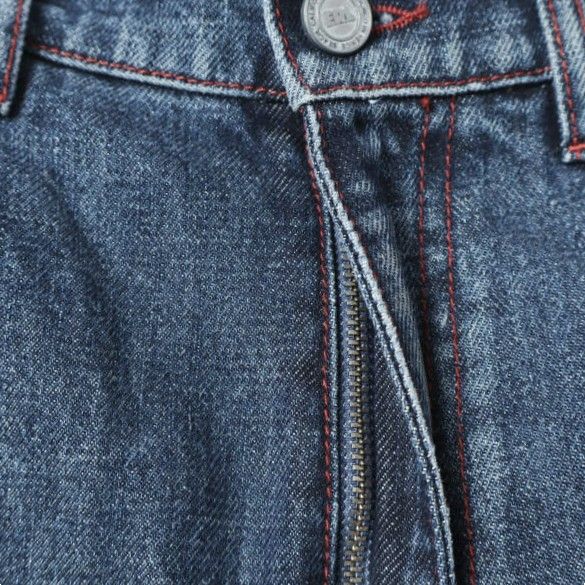 ERL イーアールエル 25SS イタリア製 BAGGY INDIANA DISTRESSED JEANS