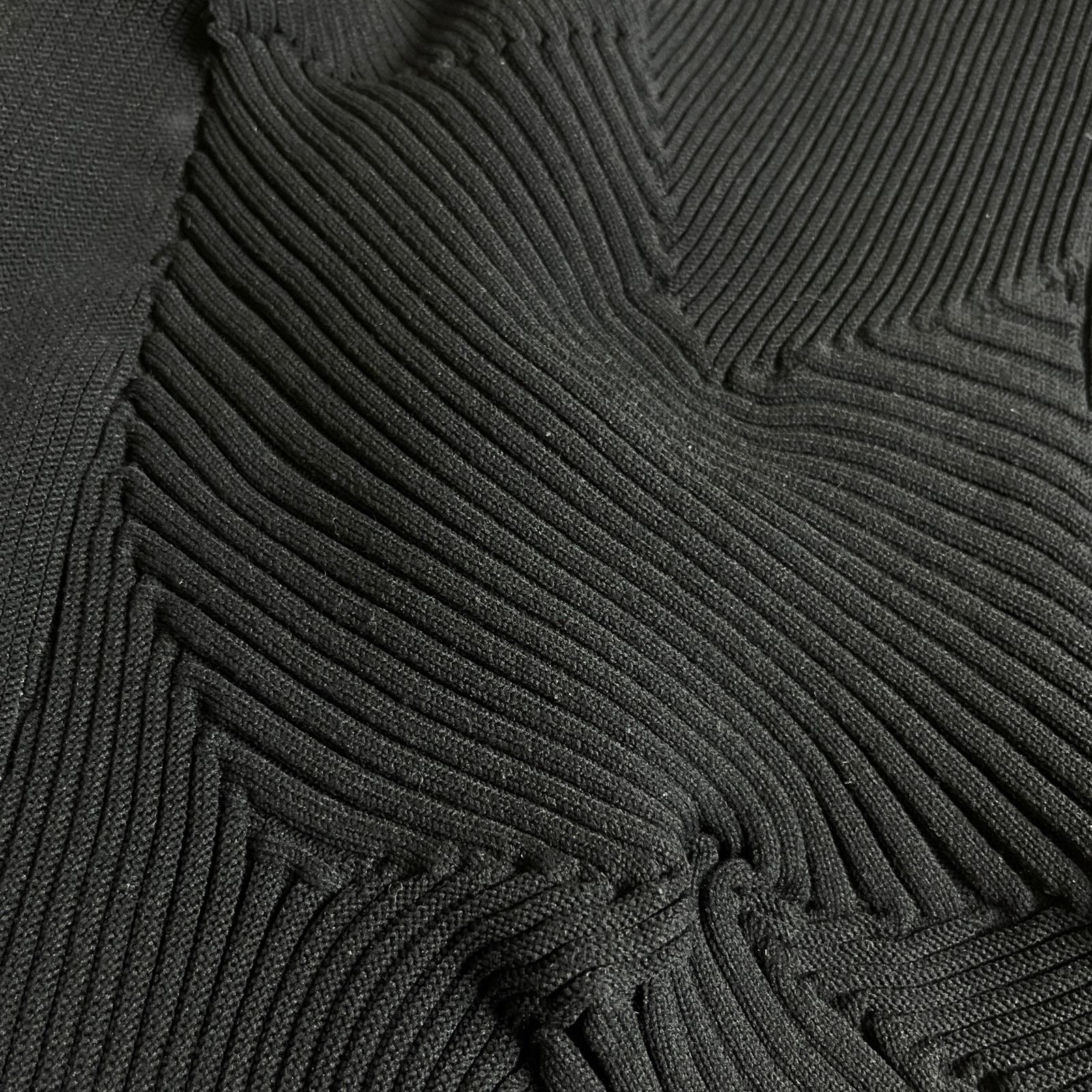 23AW】ISSEY MIYAKE KONE KONE ニット ブラック イッセイミヤケ 