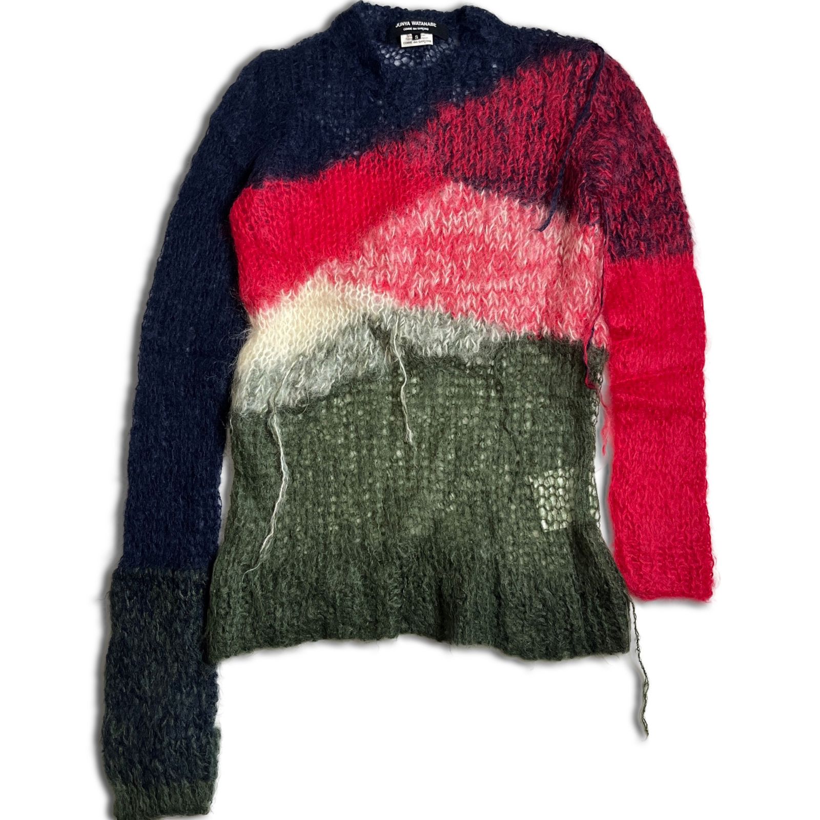 【06AW】JUNYA WATANABE COMME des GARCONS アシンメトリー 甘編み ローゲージニット ジュンヤワタナベコムデギャルソン 2000000013145