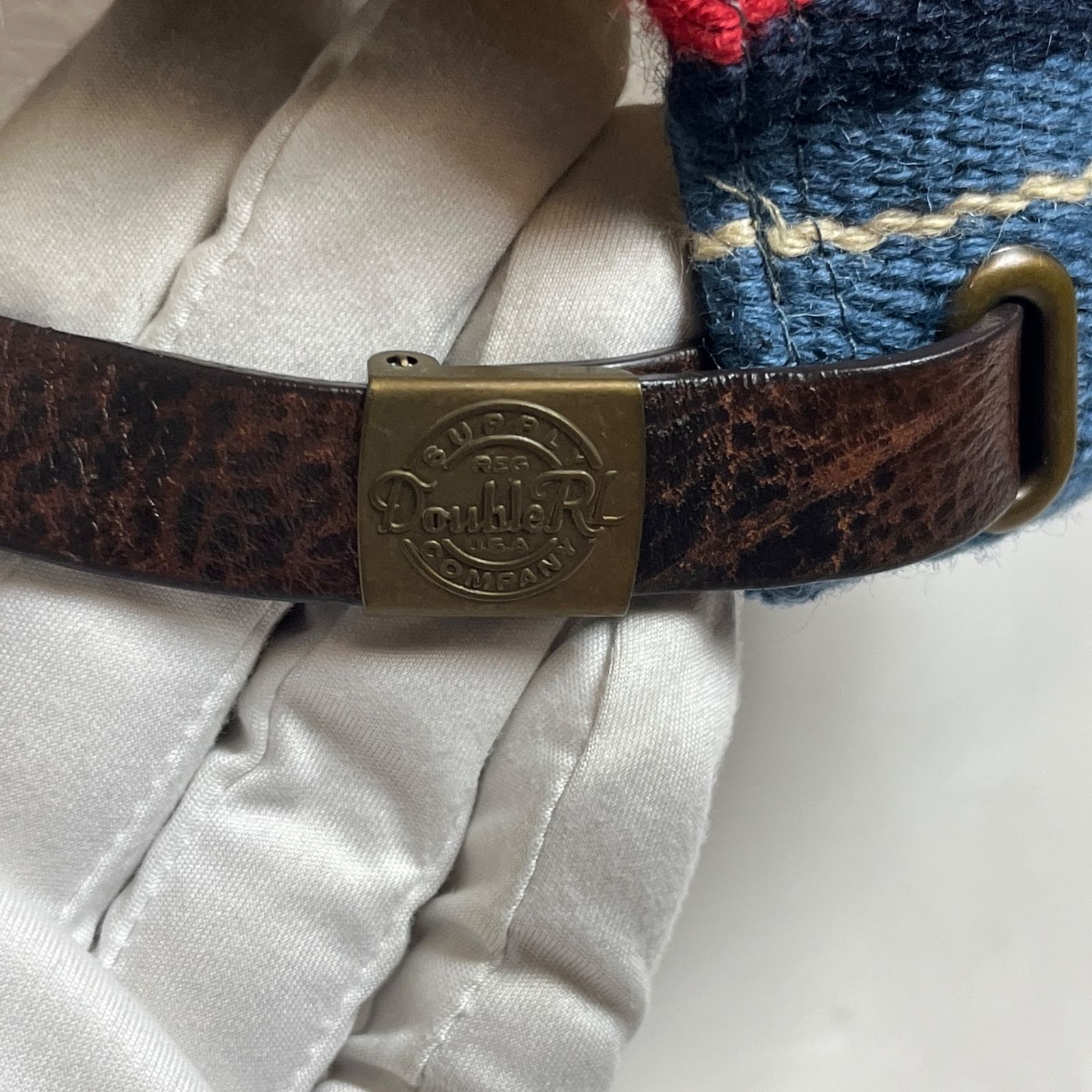 未使用品】RRL ネイティブ チマヨ ラグキャップ 6パネル ダブルアール