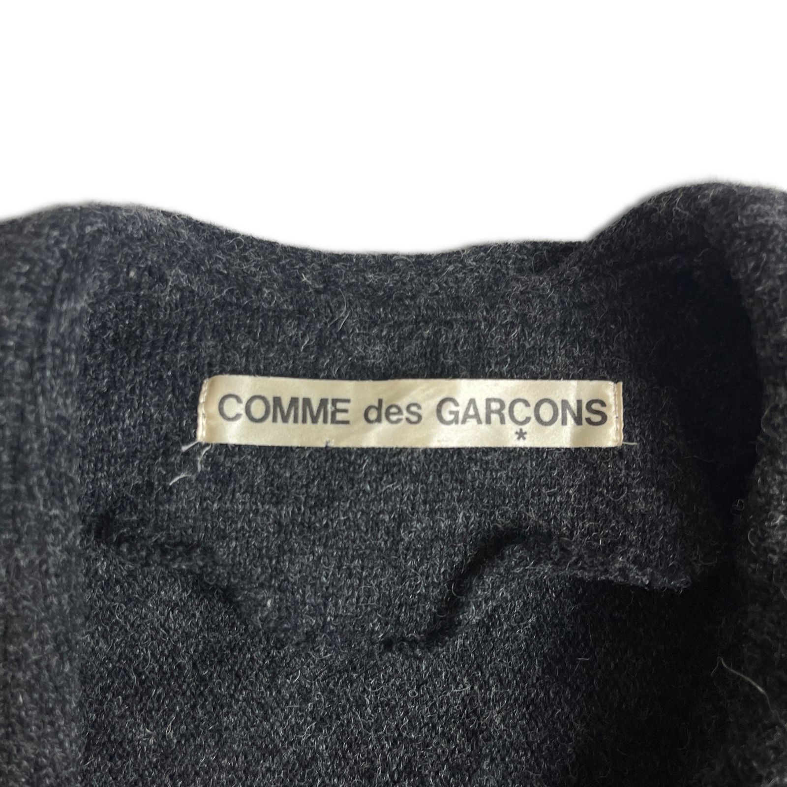 80s】COMME des GARCONS ニット ケープコート ポンチョ