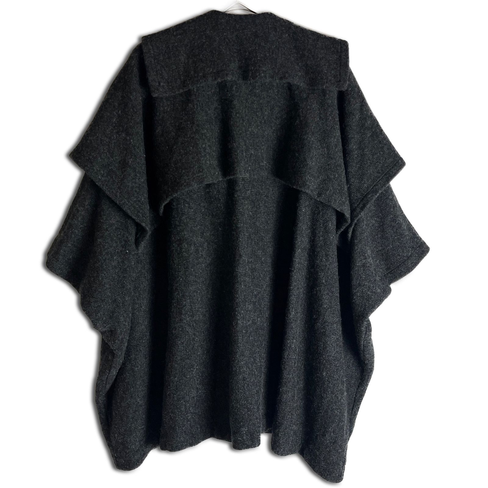 80s】COMME des GARCONS ニット ケープコート ポンチョ