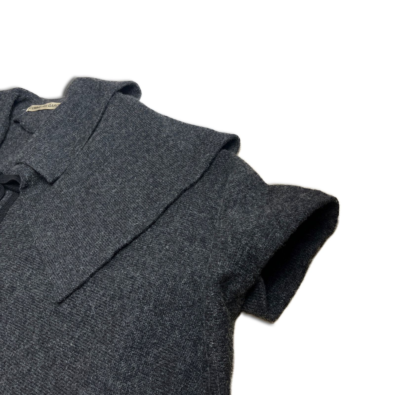 80s】COMME des GARCONS ニット ケープコート ポンチョ