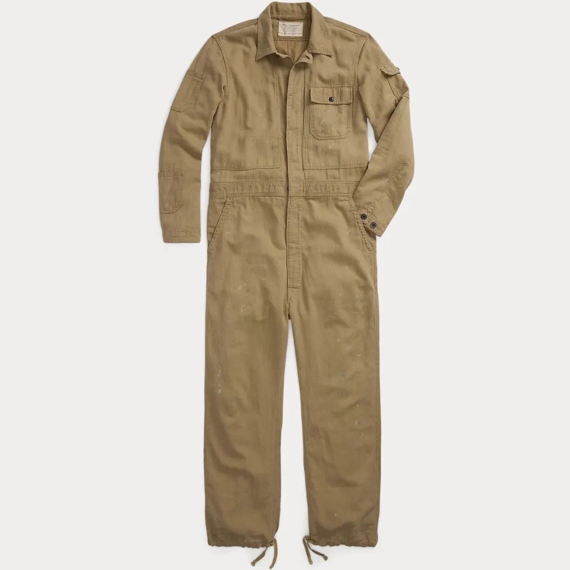 RRL Linen Cotton Herrinbone Coverall ペイント加工 リネンコットン