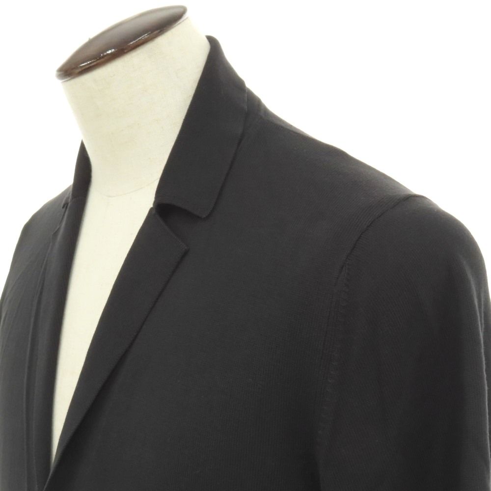 中古】グランサッソ GRAN SASSO コットン ジャケット型 ニット