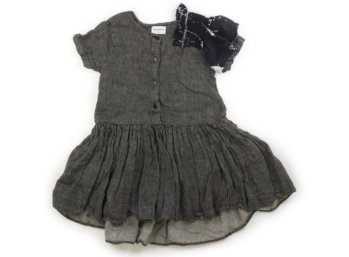 wolf&rita ウルフアンドリタ120.130♡デニム風チュニック ウルフアンドリタ/WOLF&RITA】チュニック 120サイズ 女の子【子供服
