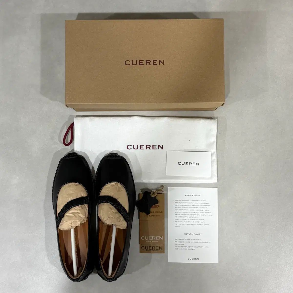CUEREN バレエリーナ 13 ブラック 230