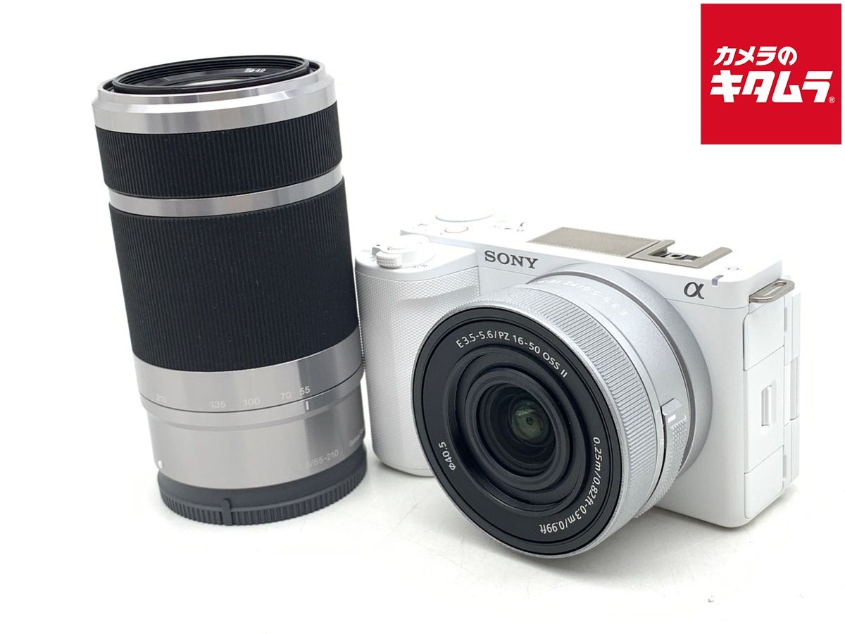 【中古】 【良品】 ソニー VLOGCAM ZV-E10 II ダブルズームレンズキット ホワイト [ZV-E10M2X W]