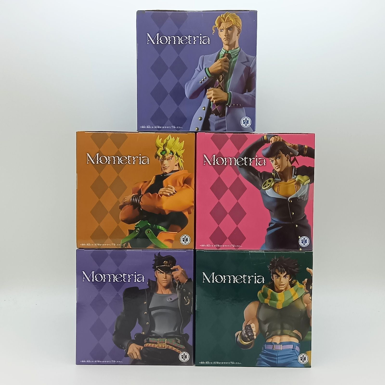 ジョジョの奇妙な冒険 Mometria フィギュア 全8種コンプ まとめ売り ⑤