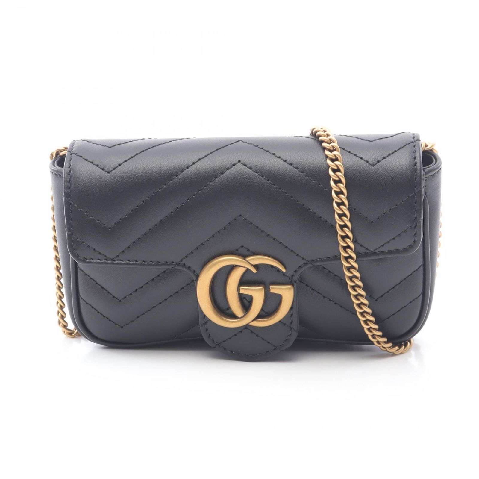 GUCCI グッチ GGマーモント スーパーミニバッグ ショルダーバッグ