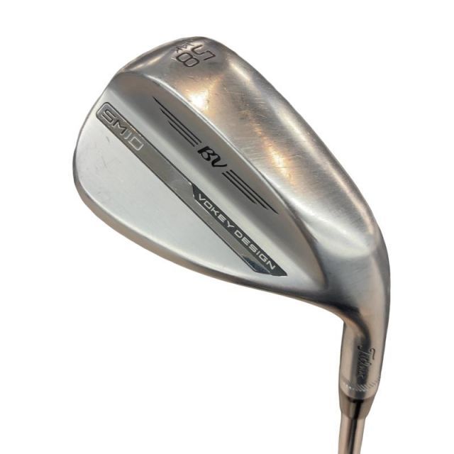 【中古】 タイトリスト VOKEY SPIN MILLED SM10 ツアークロム 58°/14°K ウェッジ WG Dynamic Gold (フレックスS) メンズ 男性用 右利き 右用 Cランク ゴルフクラブ