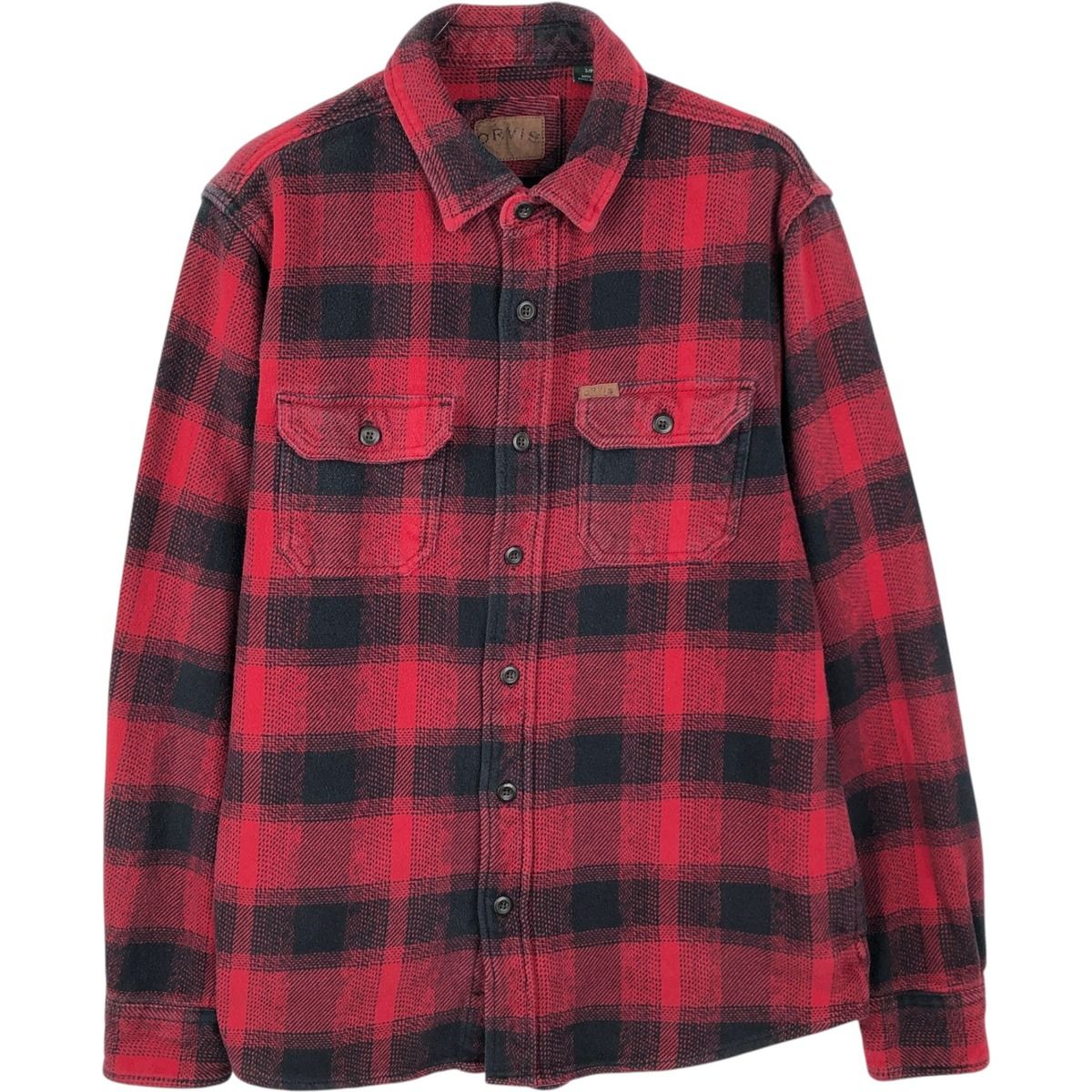 古着 オービス ORVIS 長袖 フランネルチェックシャツ メンズS相当/eaa650535